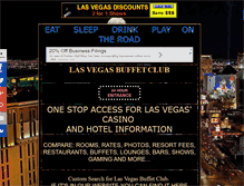 Tablet Screenshot of lasvegasbuffetclub.com
